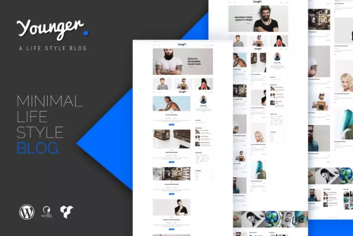 Younger Blogger &#8211; Personal Blog WordPress Theme