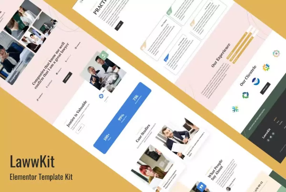 Lawwkit - Legal Practice Elementor Template