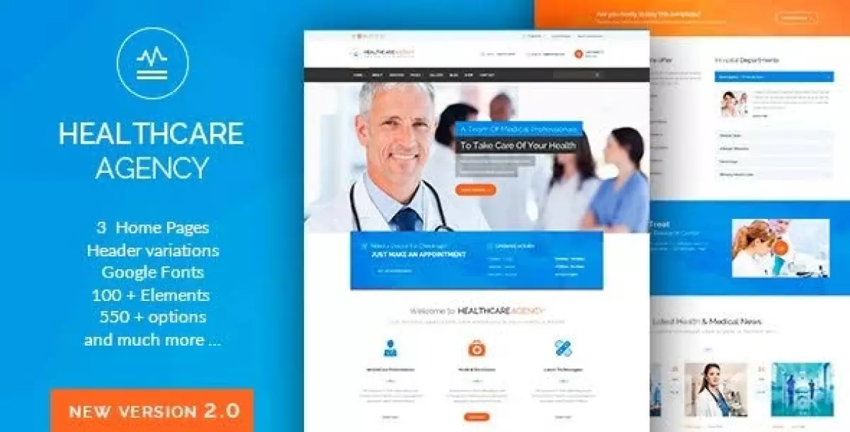 Health Care - Medical WordPress Theme