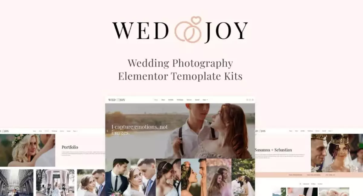 Wedjoy - Wedding Photography Elementor Template