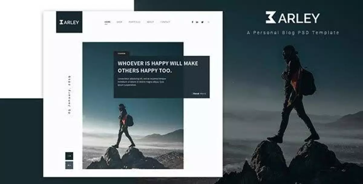 Barley - Creative Personal WordPress Blog Theme