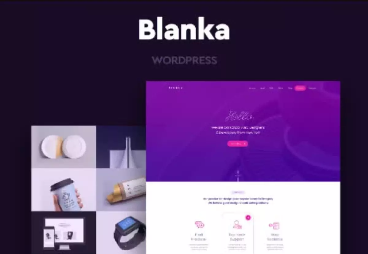 Blanka - One Page WordPress Theme