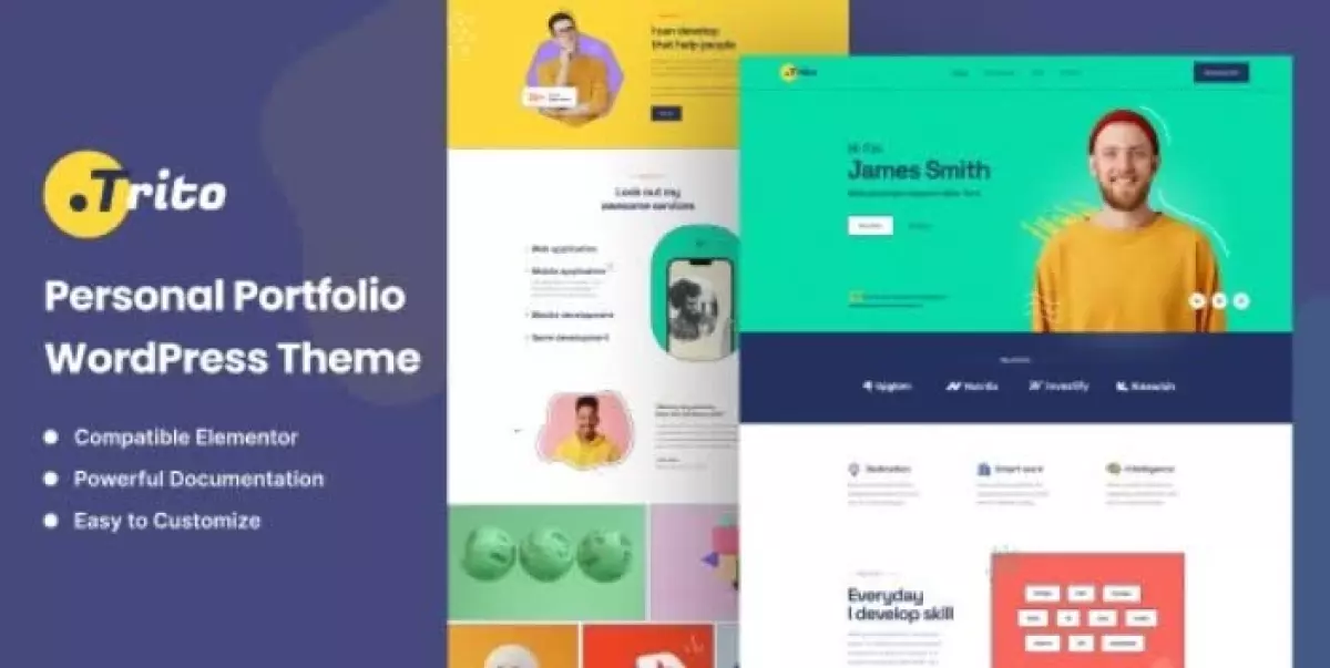 Trito - Personal Portfolio WordPress Theme