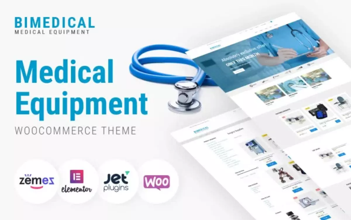 Bimedical - Medical Equipment Responsive WooCommerce Theme