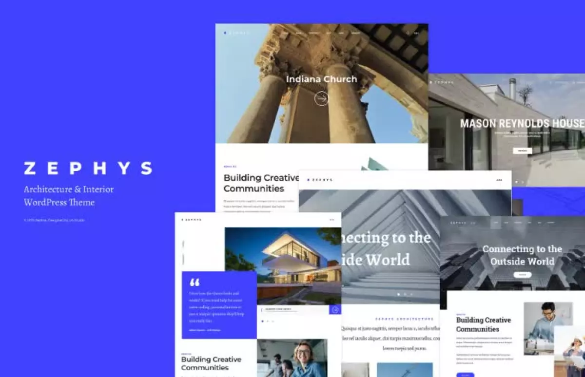 Zephys &#8211; Architecture &#038; Interior WordPress Theme