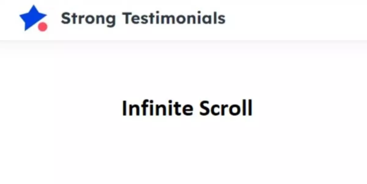 Strong Testimonials Infinite Scroll