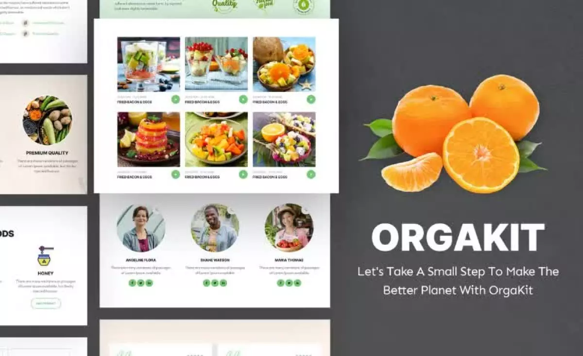 OrgaKit - Organic Farm Elementor Template