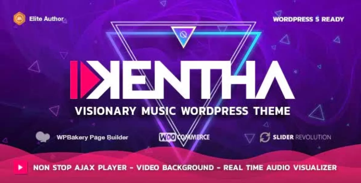 Kentha - Non-Stop Music WordPress Theme with Ajax