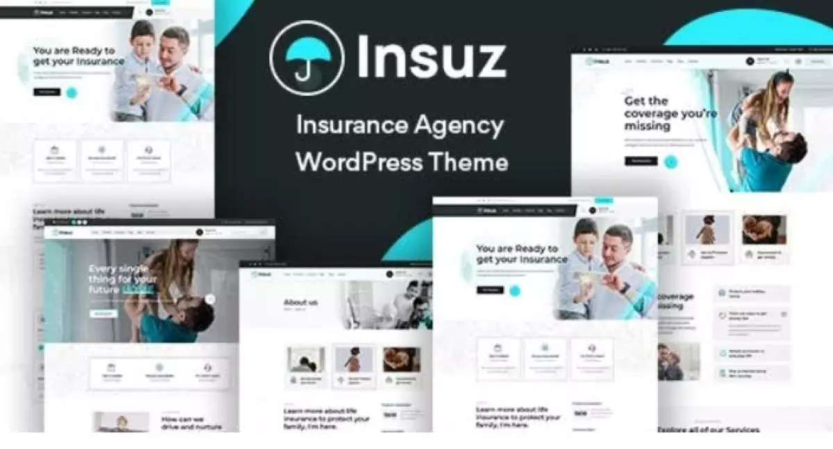 Insuz - Insurance Company WordPress Theme