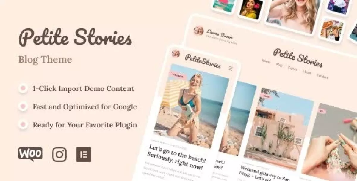 [WISH] Petite Stories - Personal Blog Theme For