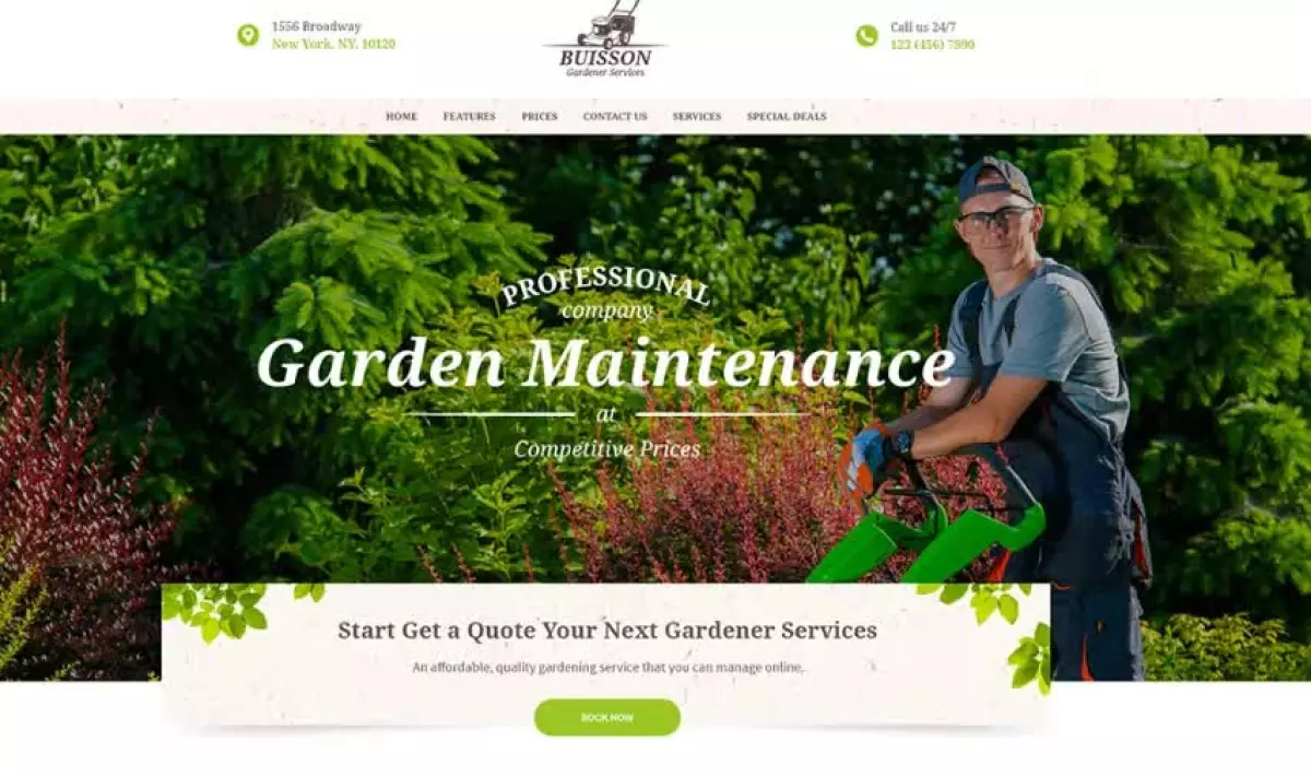 Buisson - Gardening WordPress Theme