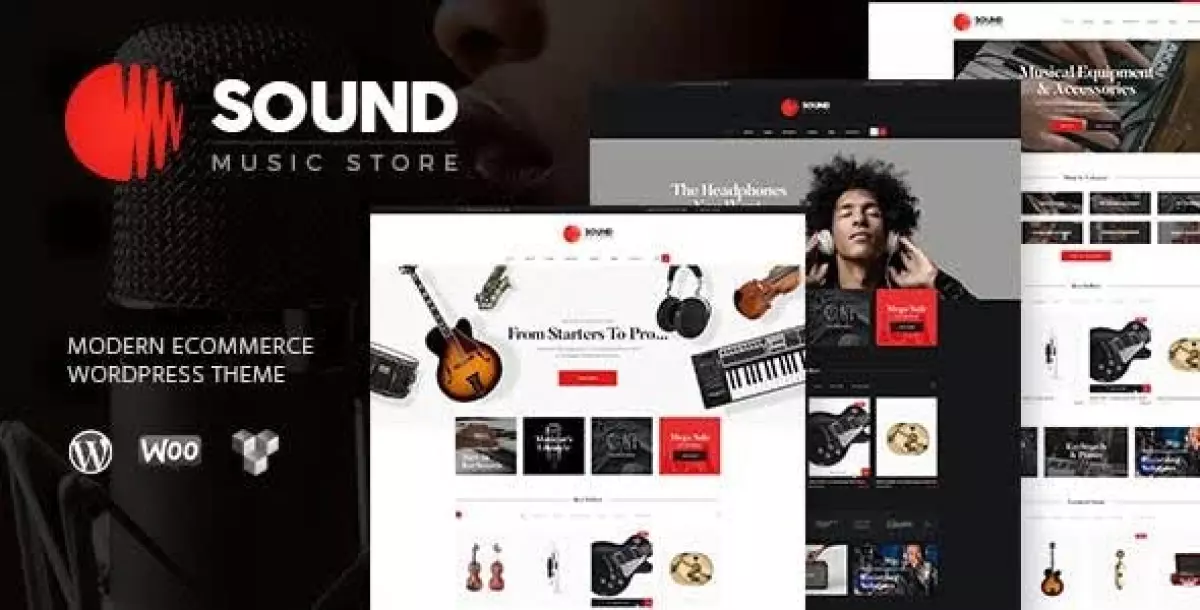 Sound | Musical Instruments Online Store WordPress Theme