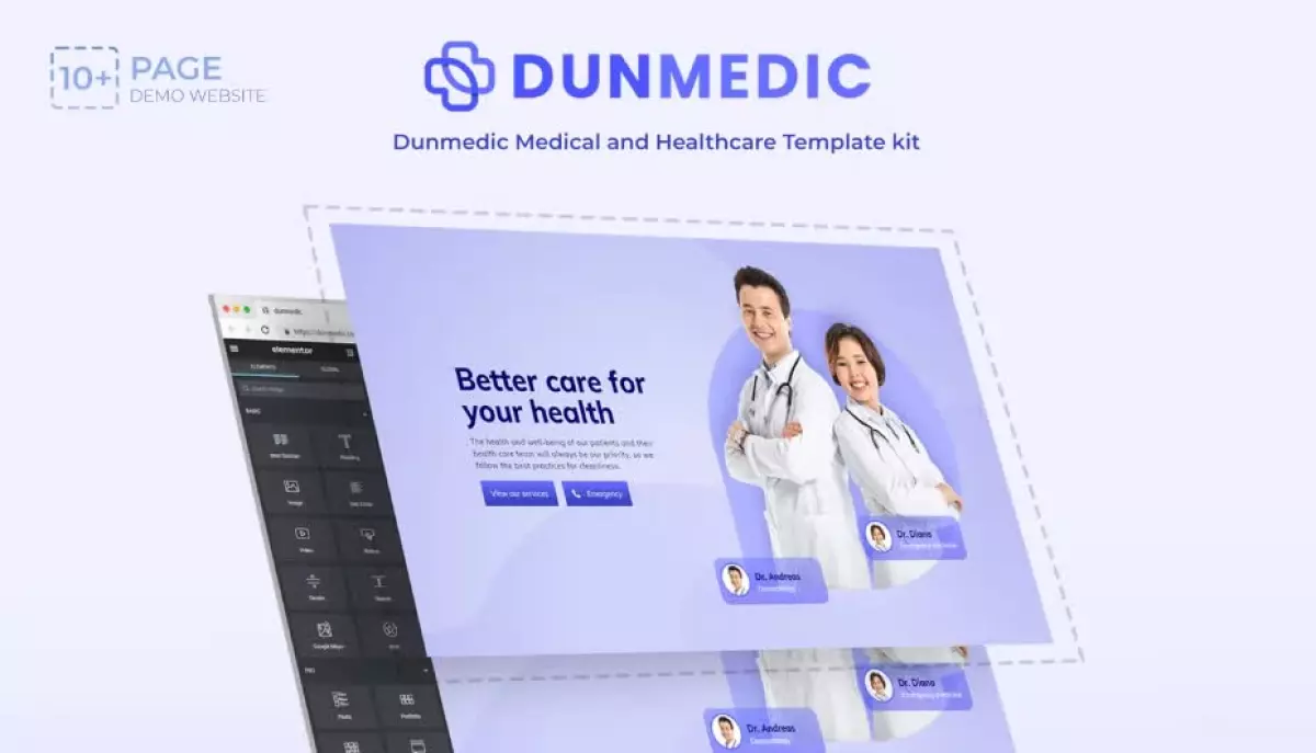 Dunmedic - Medical & Healthcare Elementor Template