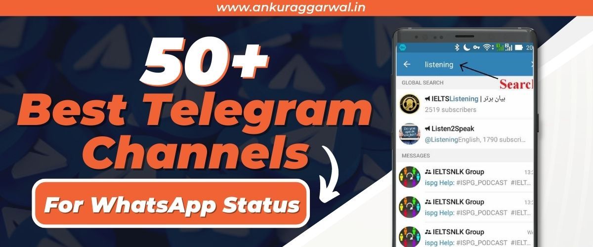 50+ Best Telegram Channel for Whatsapp Status (2023)