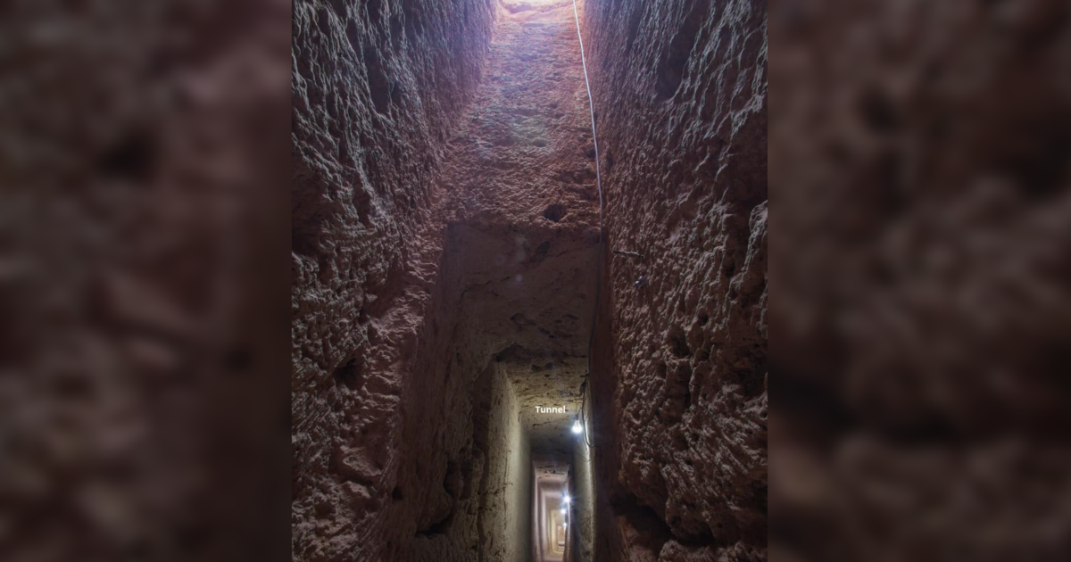 Archaeologists discover vast tunnel beneath Egyptian temple