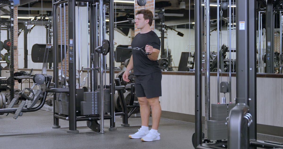 Cable Shoulder External Rotation - Exercise Guide | Iridium