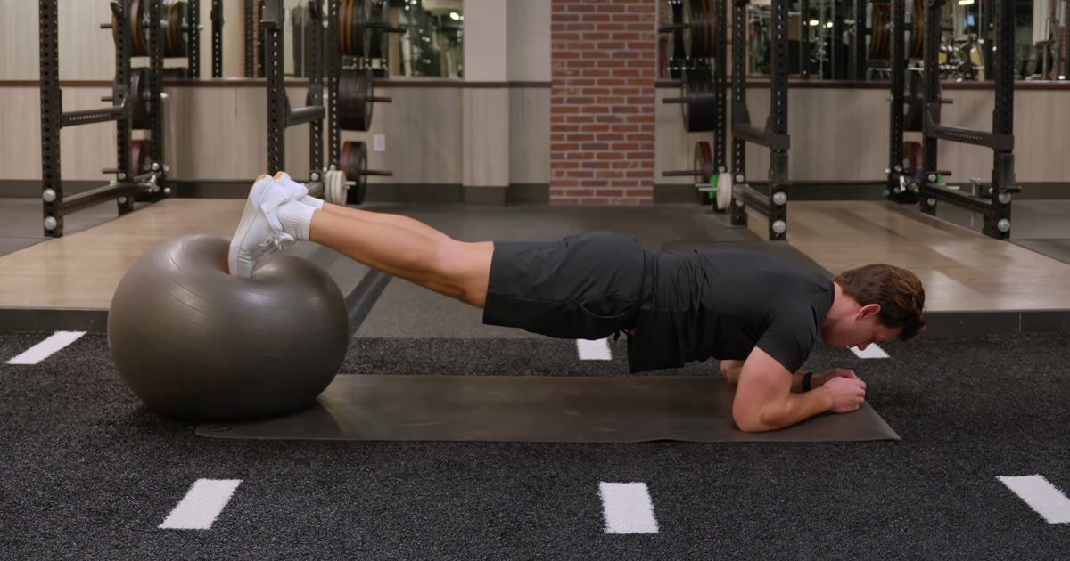 Stability Ball Plank - Exercise Guide | Iridium
