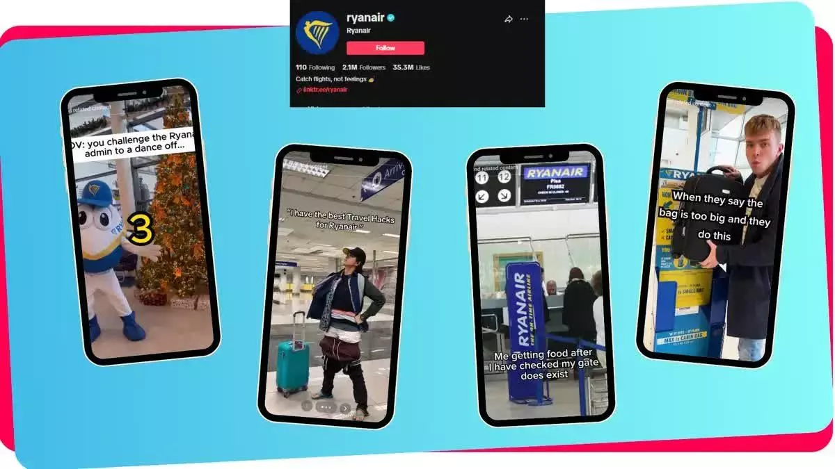 Brand Success Stories on TikTok - Ryan Air | 2Stallions