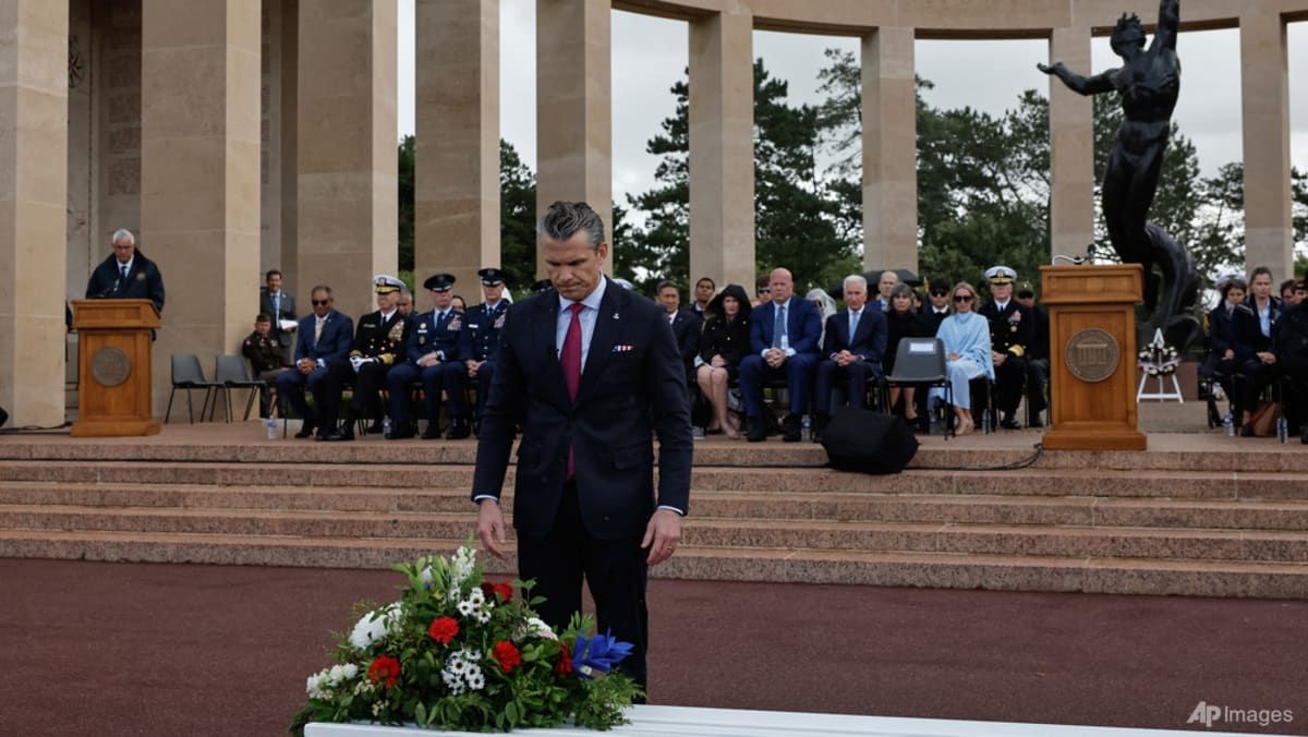 Hegseth, at D-Day event, says Europe faces ‘invasion’ of dangerous id