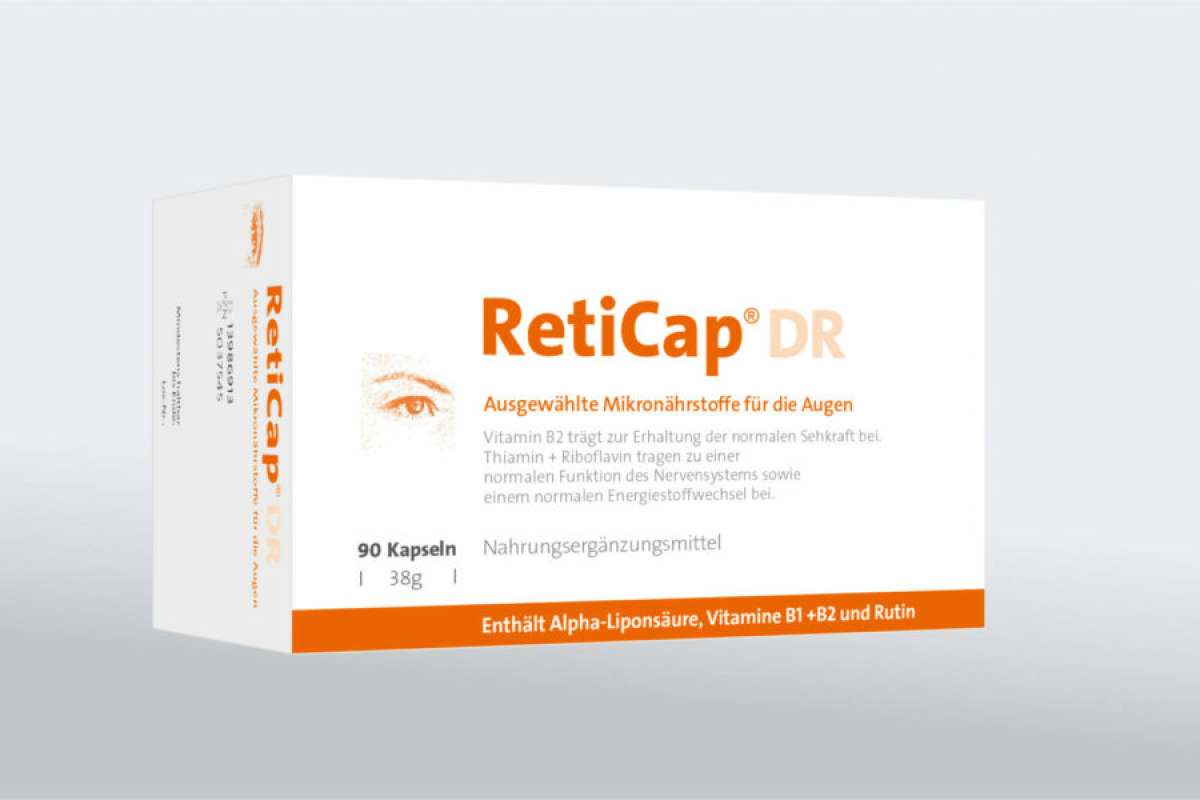 RetiCap®DR dodatak ishrani za oči dijabetičara — Ebiga Vision