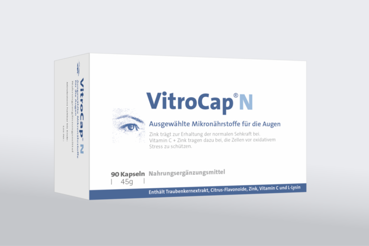 VitroCap®N dodatak ishrani za zamućenja staklastog tela — Ebiga Vision