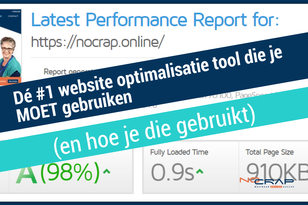 No Crap Online optimalisatie tool gtmetrix