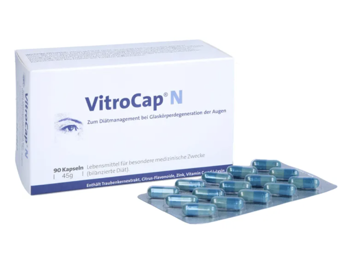 VitroCap®N dodatak ishrani za zamućenja staklastog tela — Ebiga Vision