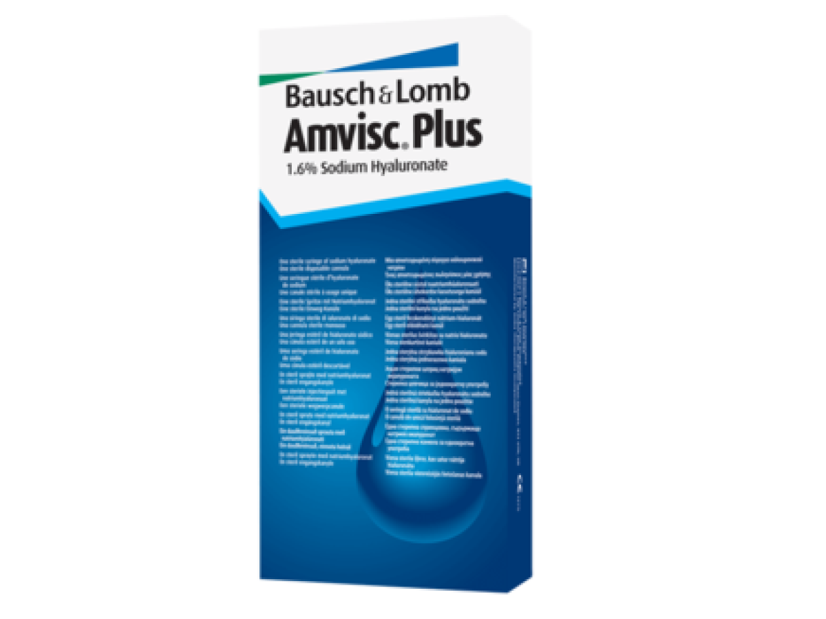 Amvisc® Plus kohezivni viskoelastik (OVD) — Bausch + Lomb