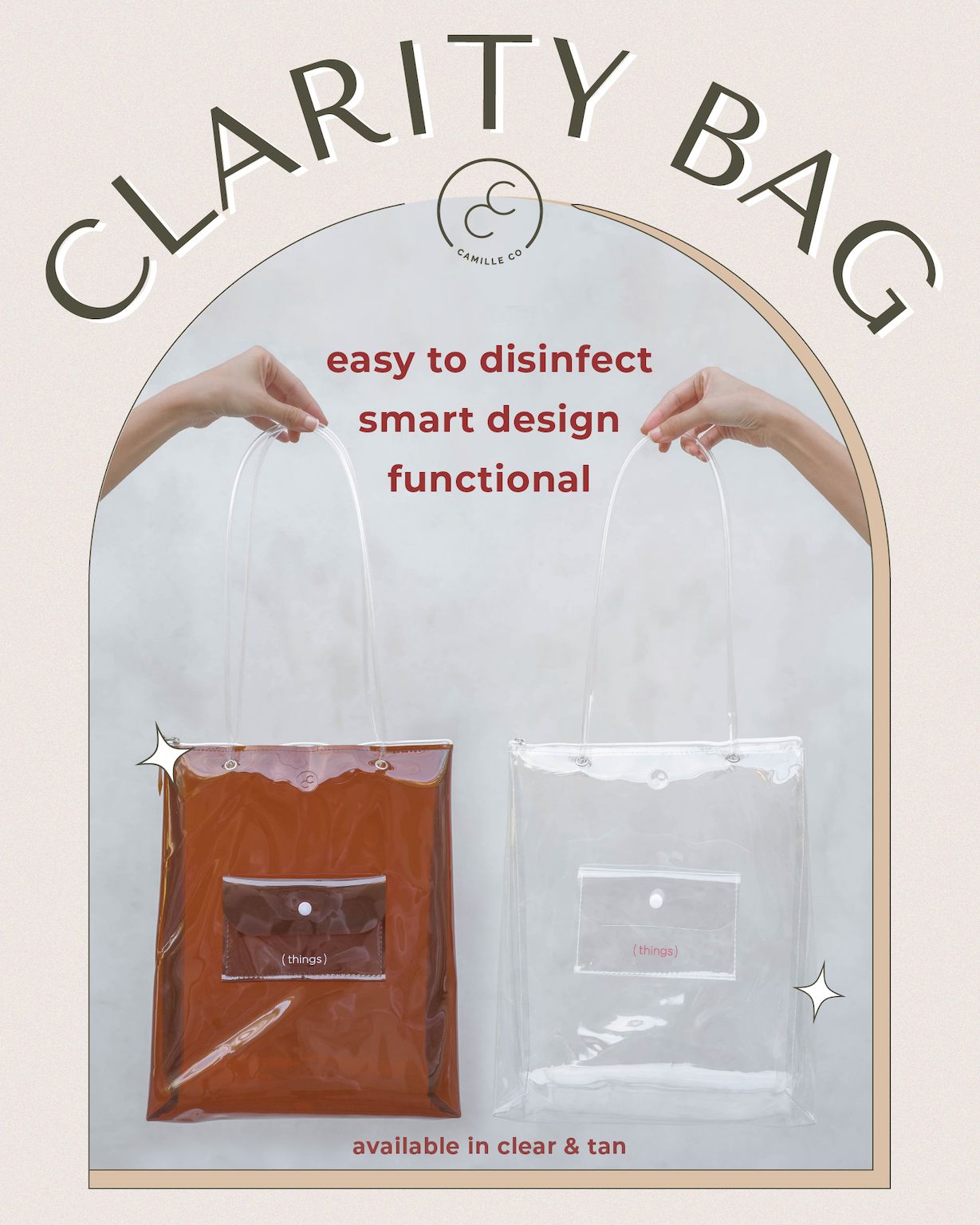 Clarity bag disinfection