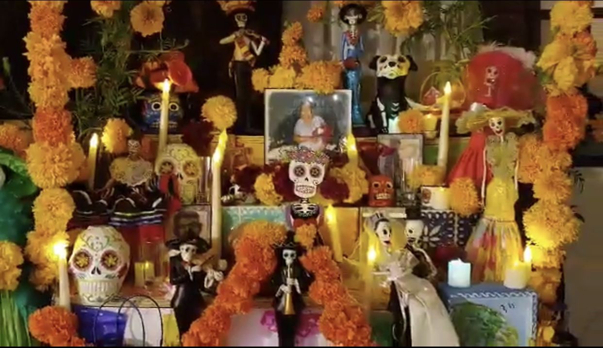 day of the dead altar 
photo taken by Maria F. Rosas