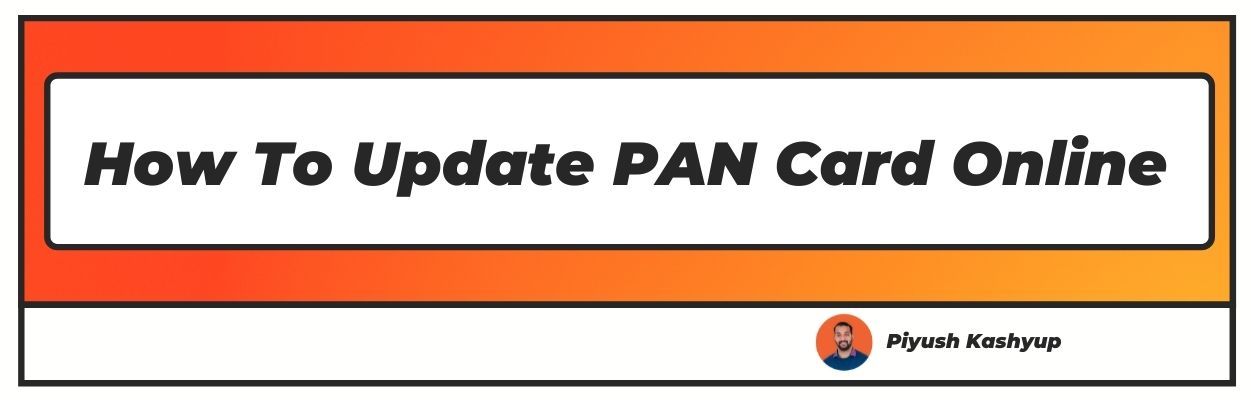 How to update pan card online