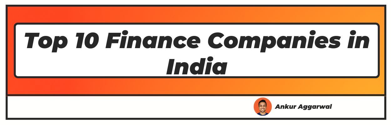 Top 10 Finance Companies in India