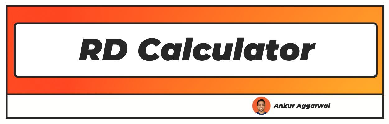 Rd Calculator Calculate Rd Maturity Amount 7631