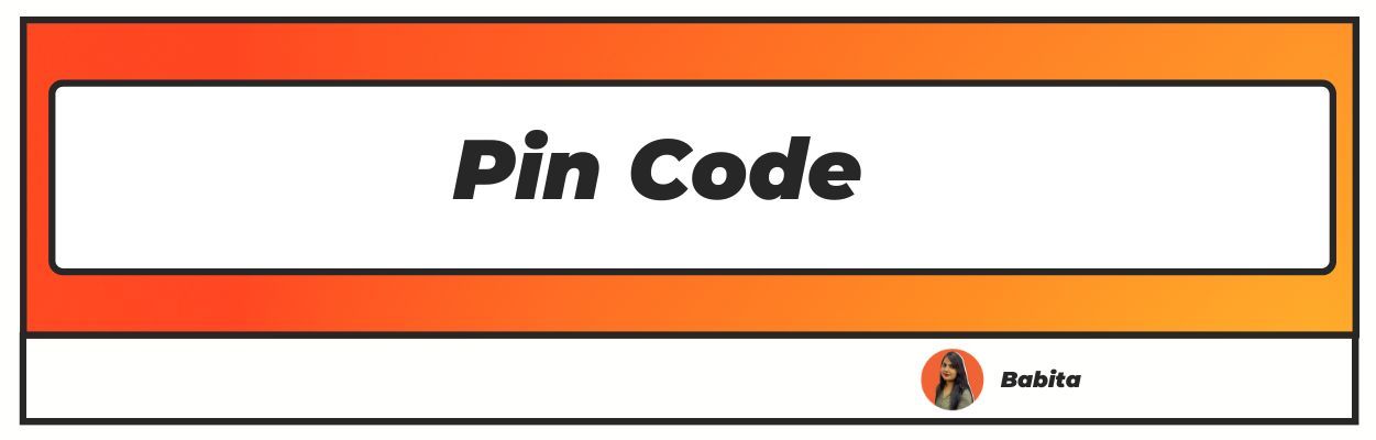 Pin code