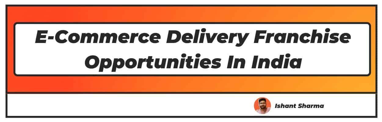 courier franchise in india