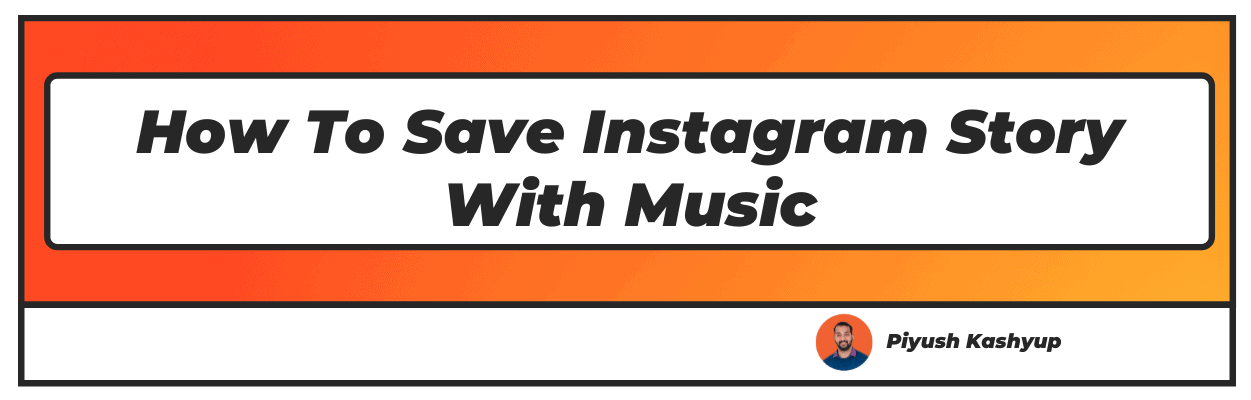How To Save Instagram Story With Music