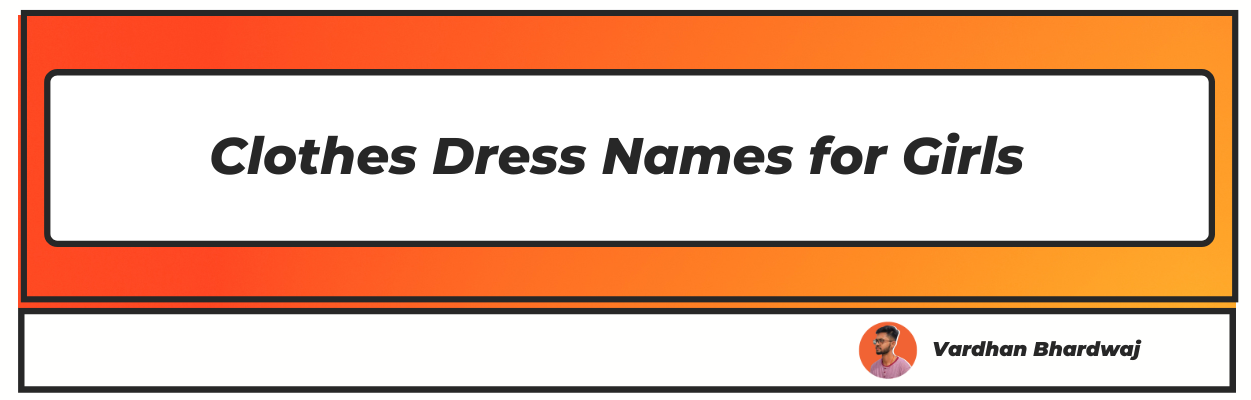 List of Clothes Name in Hindi and English | SamanyaGyan