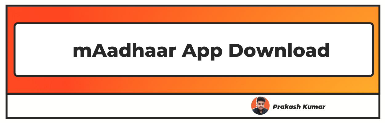 mAadhaar App Download