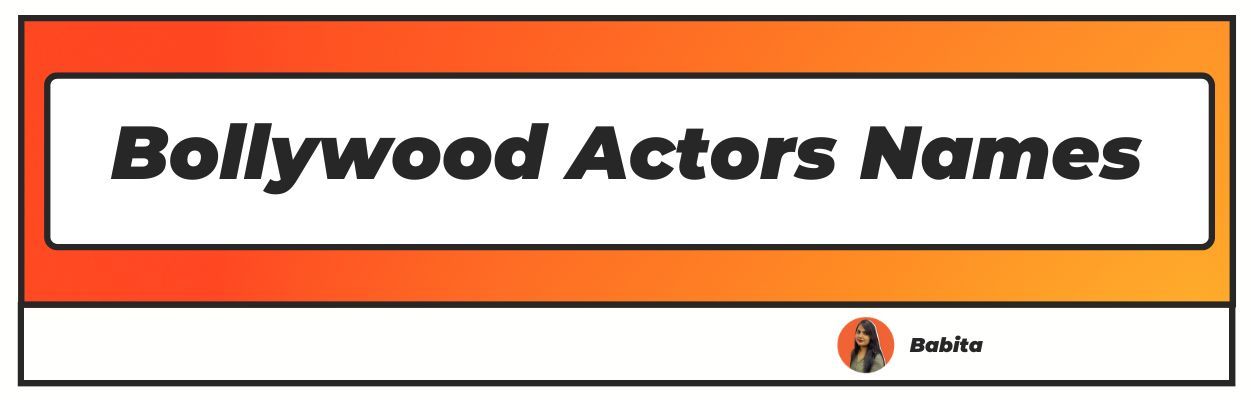 bollywood actors names