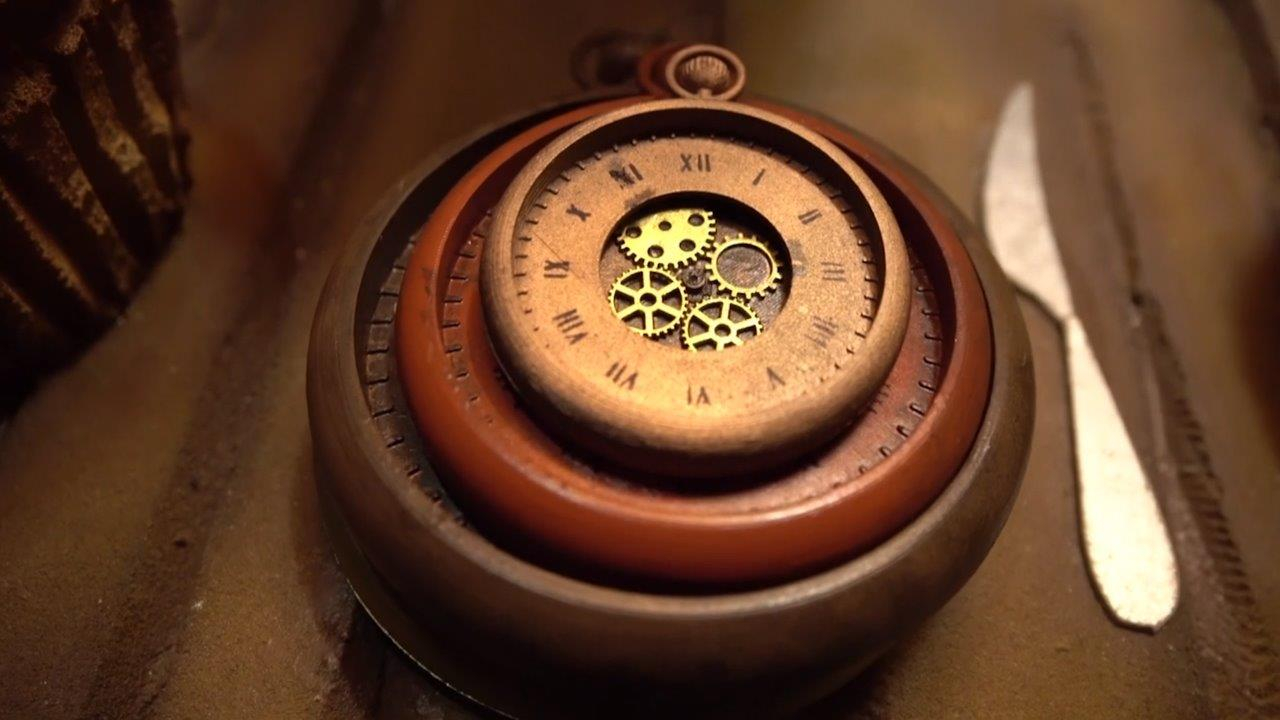 A close up of a watch at Escaparium Escape room in Montreal
