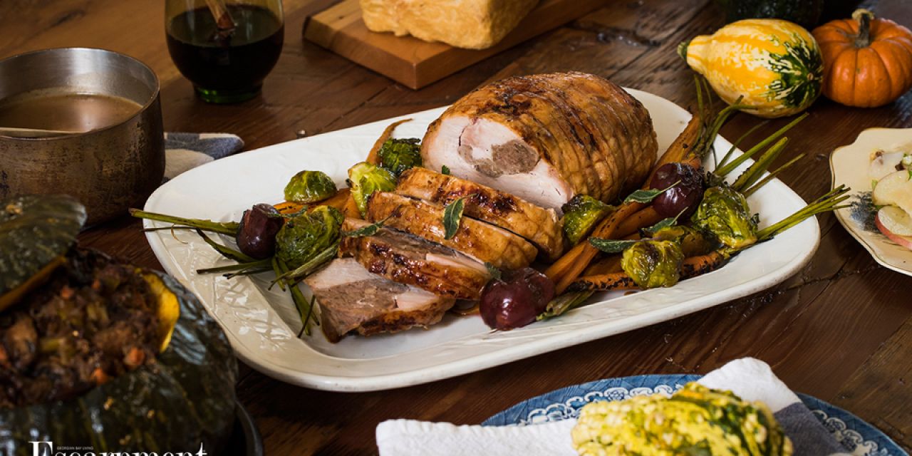 Holiday Turkey Roll with Maple Duck Sausage