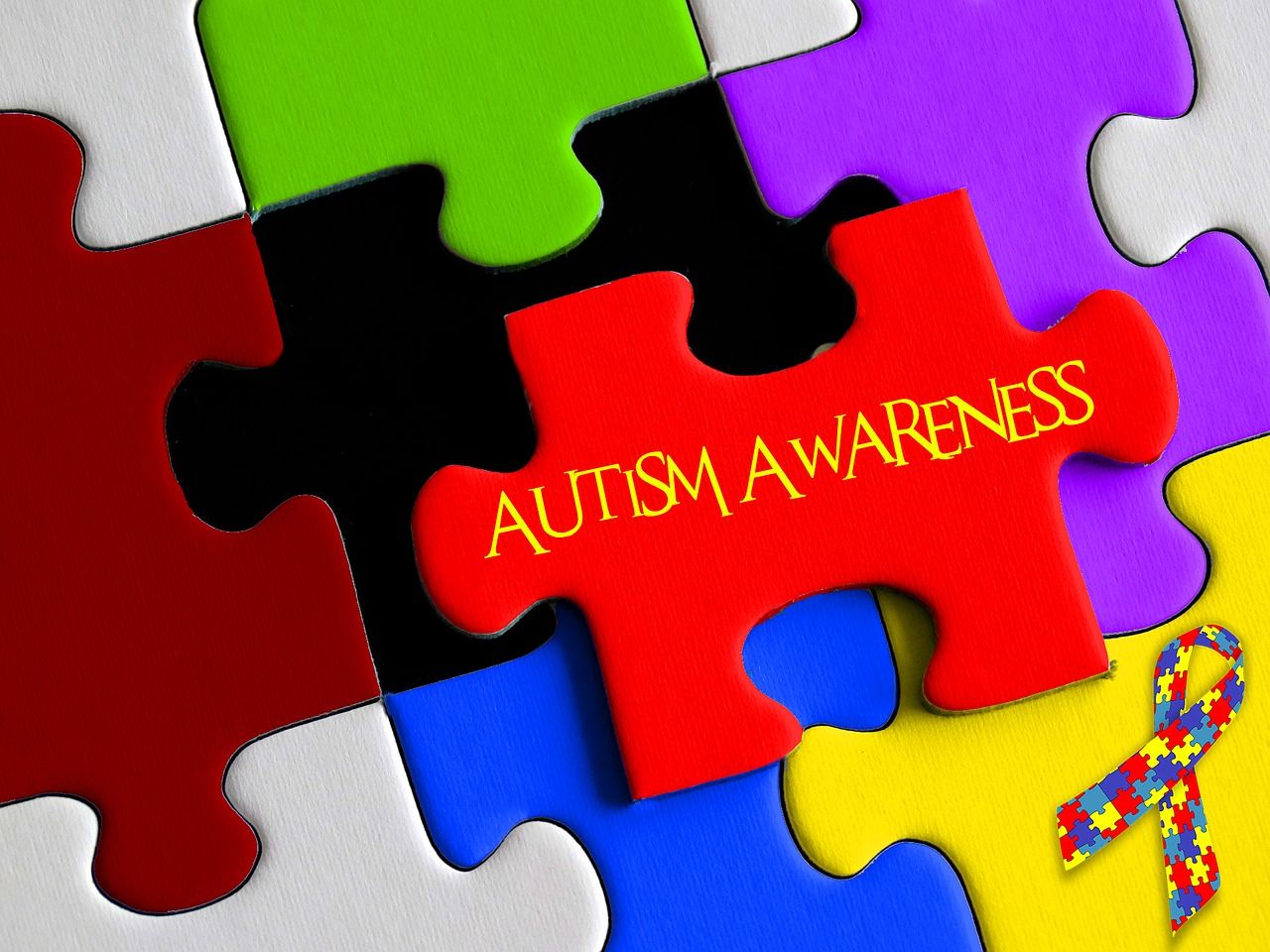 This is a picture of Autisim Aweraness one of the messages the CFEC empathizes. (Photo created by Pixabay).