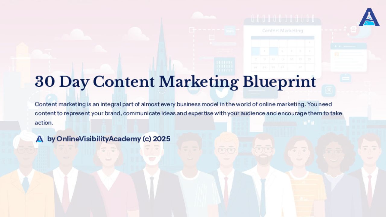 30 Day Content Marketing Blueprint