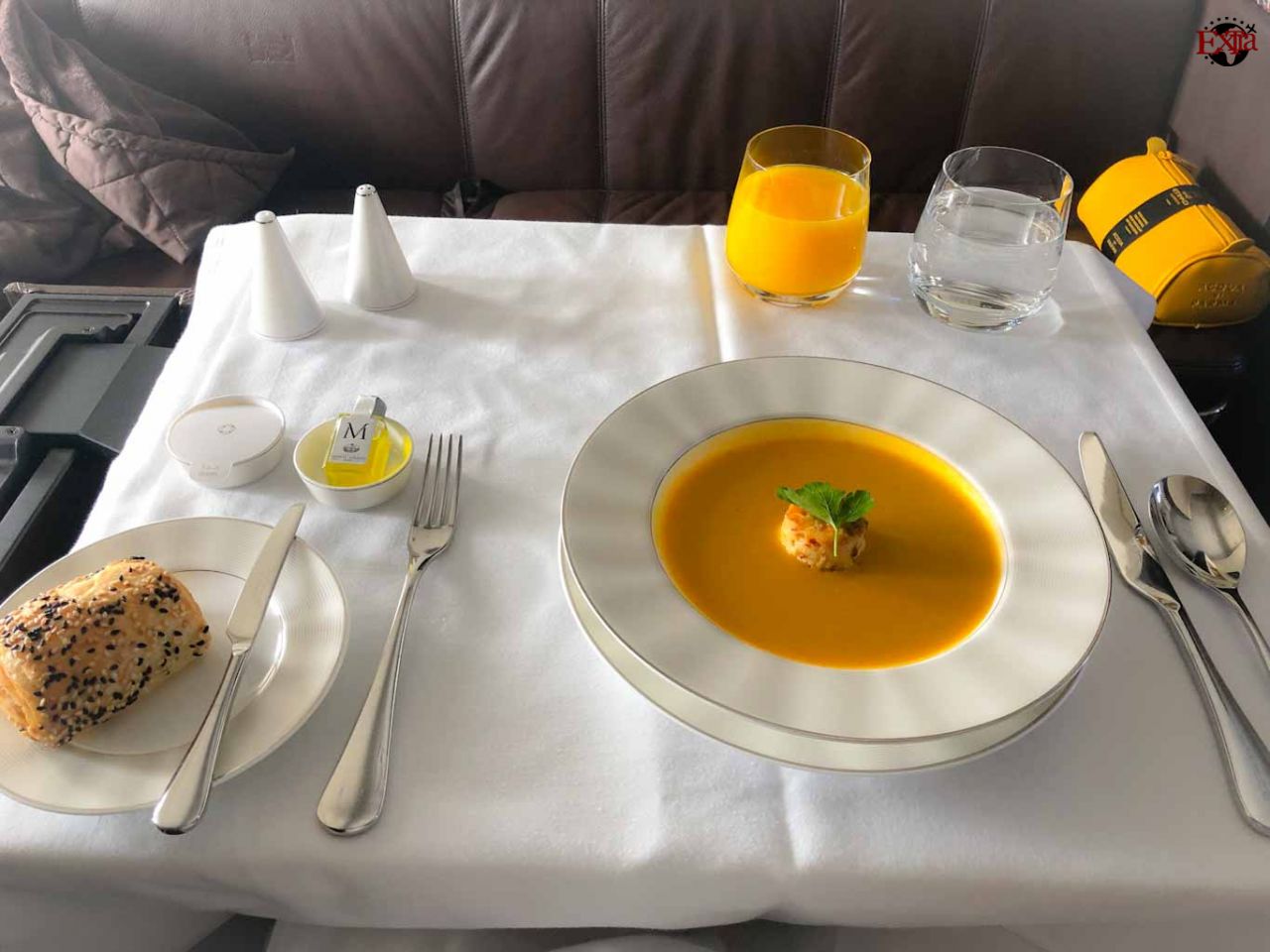 Etihad Airways First Class Food Starter