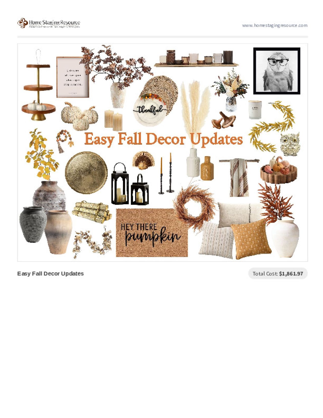 Easy Fall Decor Updates and Shopping Guide