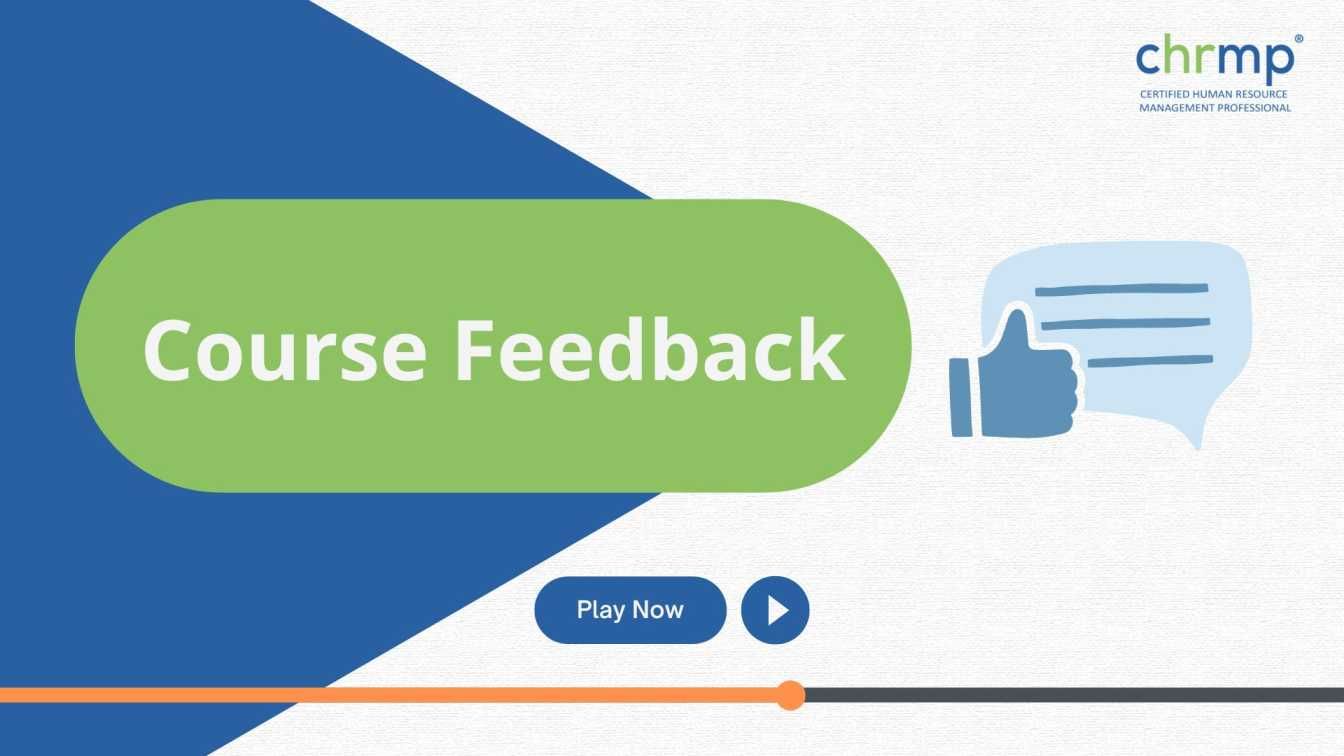 HR Analytics Course feedback - CHRMP Academy