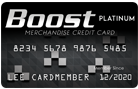 Boost Platinum card