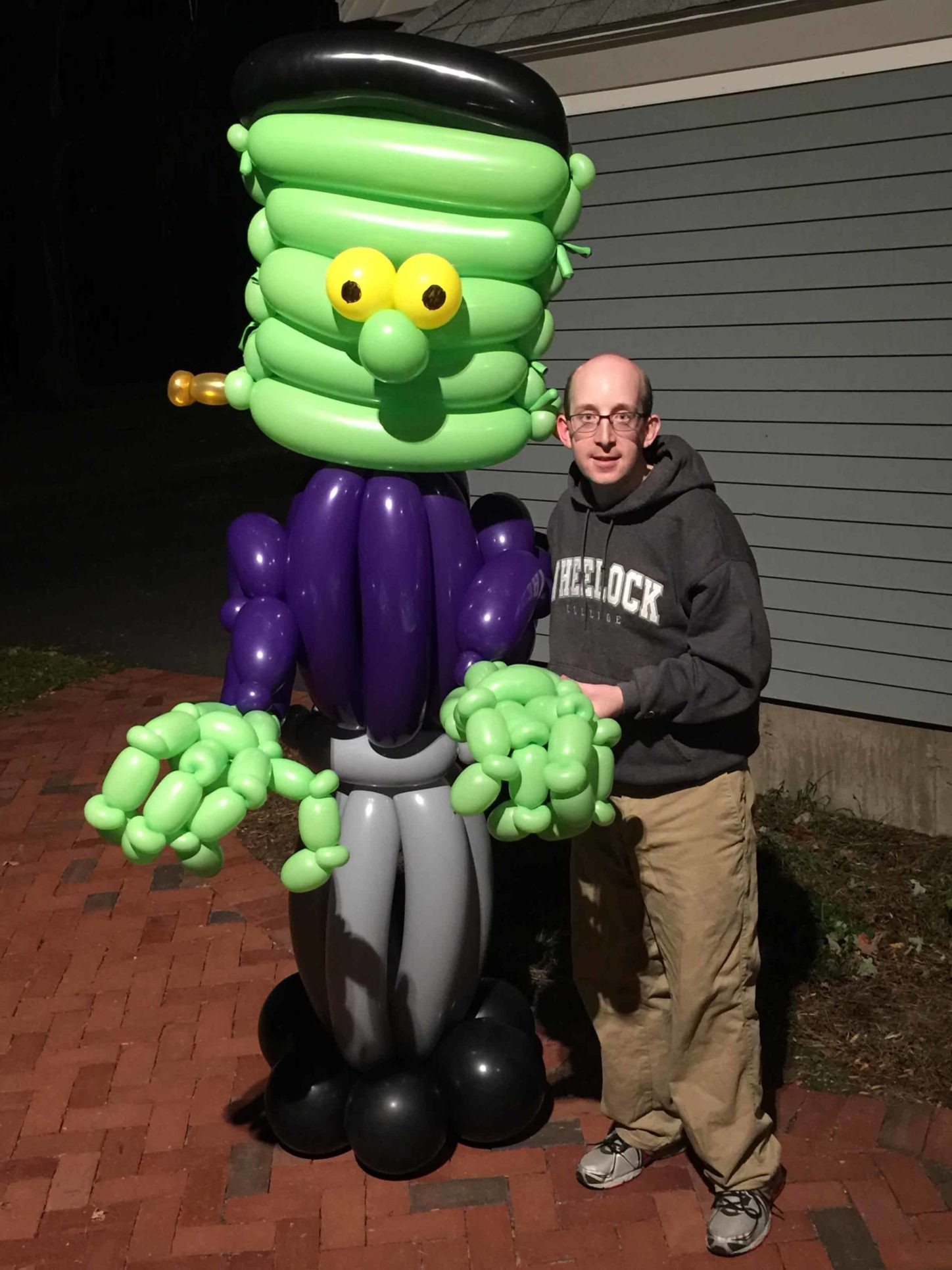 Custom Sculptures Large balloon of Frankenstein's monster