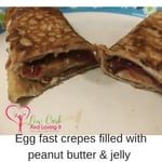 egg fast crepes - low carb bread