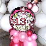 13th-birthday-tabletop-balloon-design